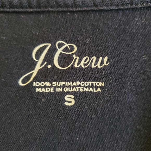 J. Crew Navy Supima Cotton T shirt small - Picture 2 of 2